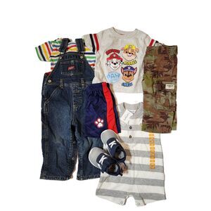 Baby Boy 12M Clothing Bundle – New & Gently Used Lot